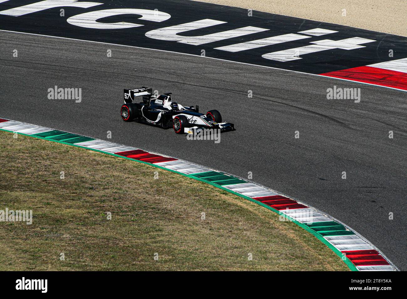 Foto auf der Mugello-Rennstrecke während eines Rennens der Formel-3000-Meisterschaft Stockfoto