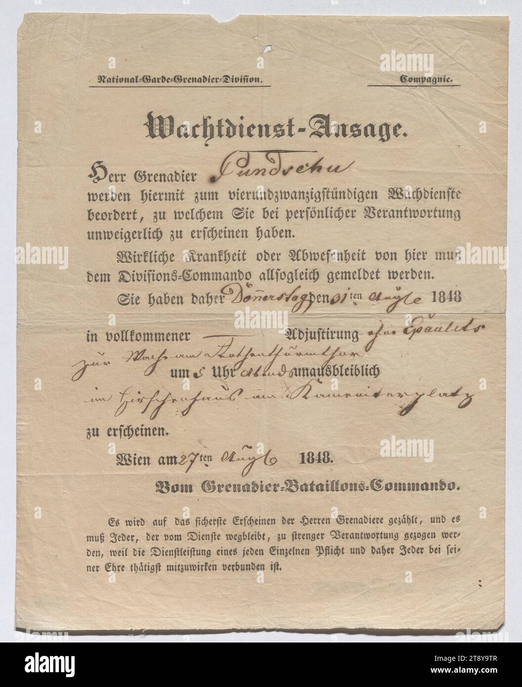 Grenadier division der nationalgarde Fotos und Bildmaterial in hoher