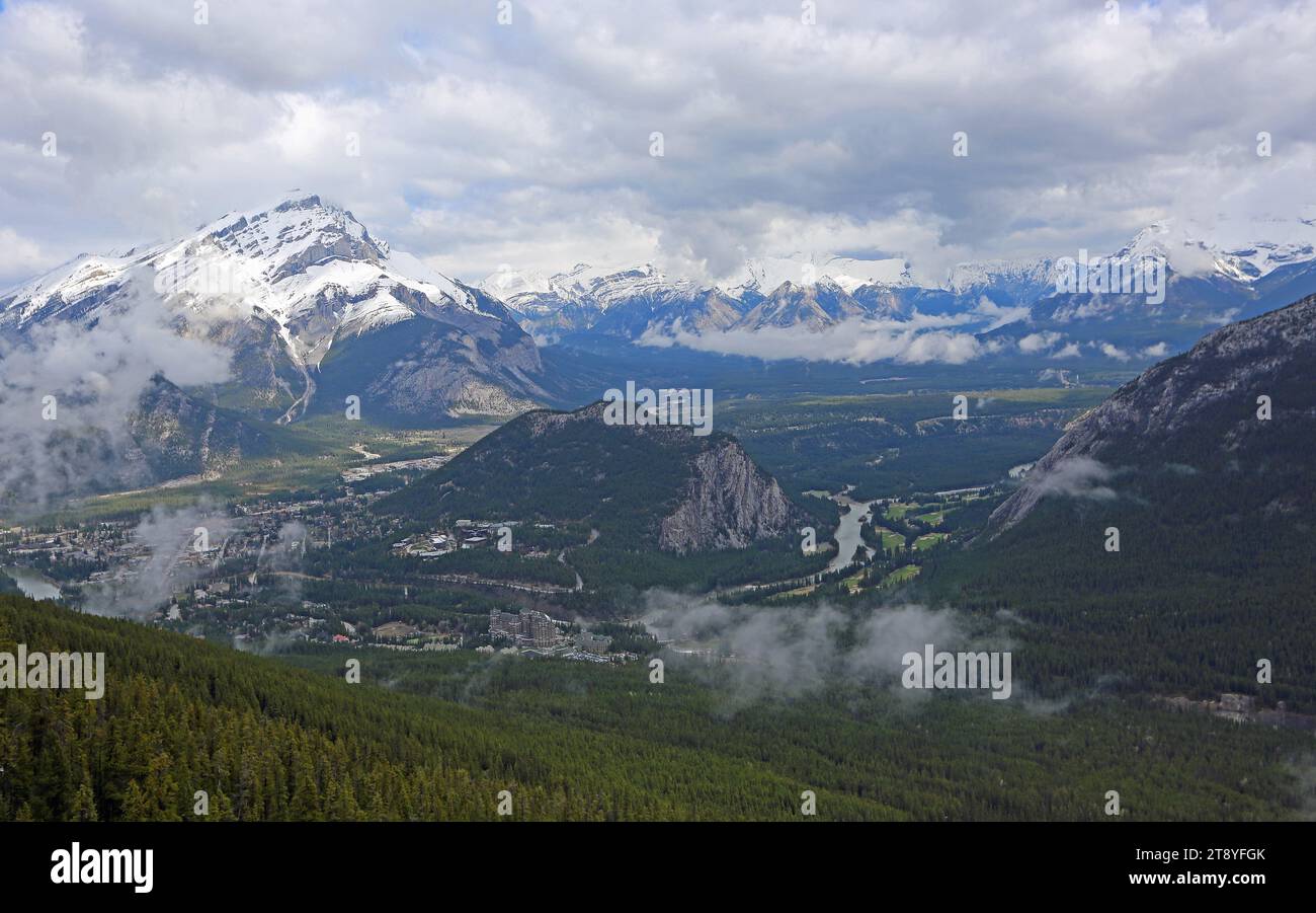 Blick auf Banff NP, Kanada Stockfoto