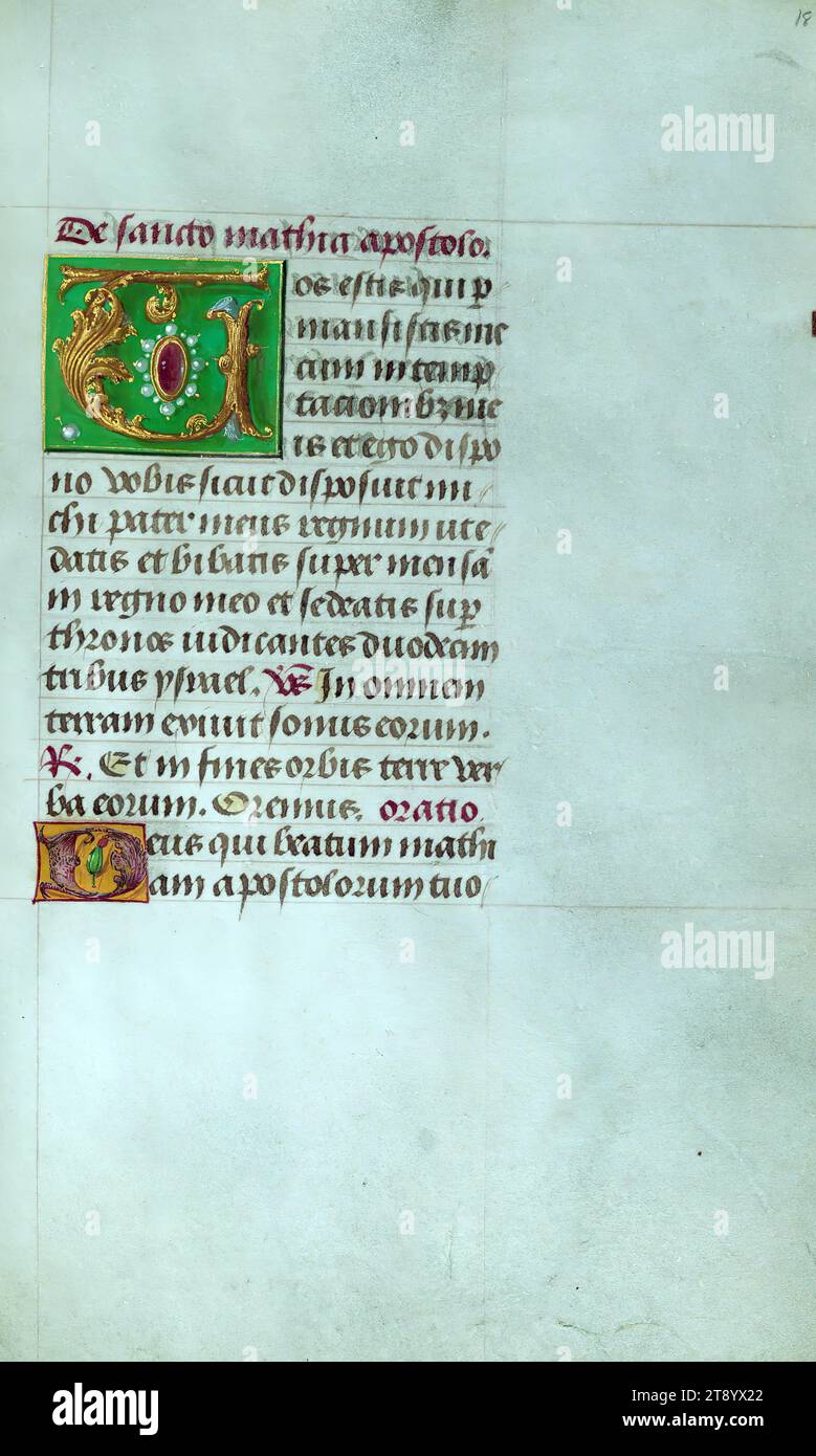 Buch der Stunden, Initial, dieses Buch der Stunden wurde von den