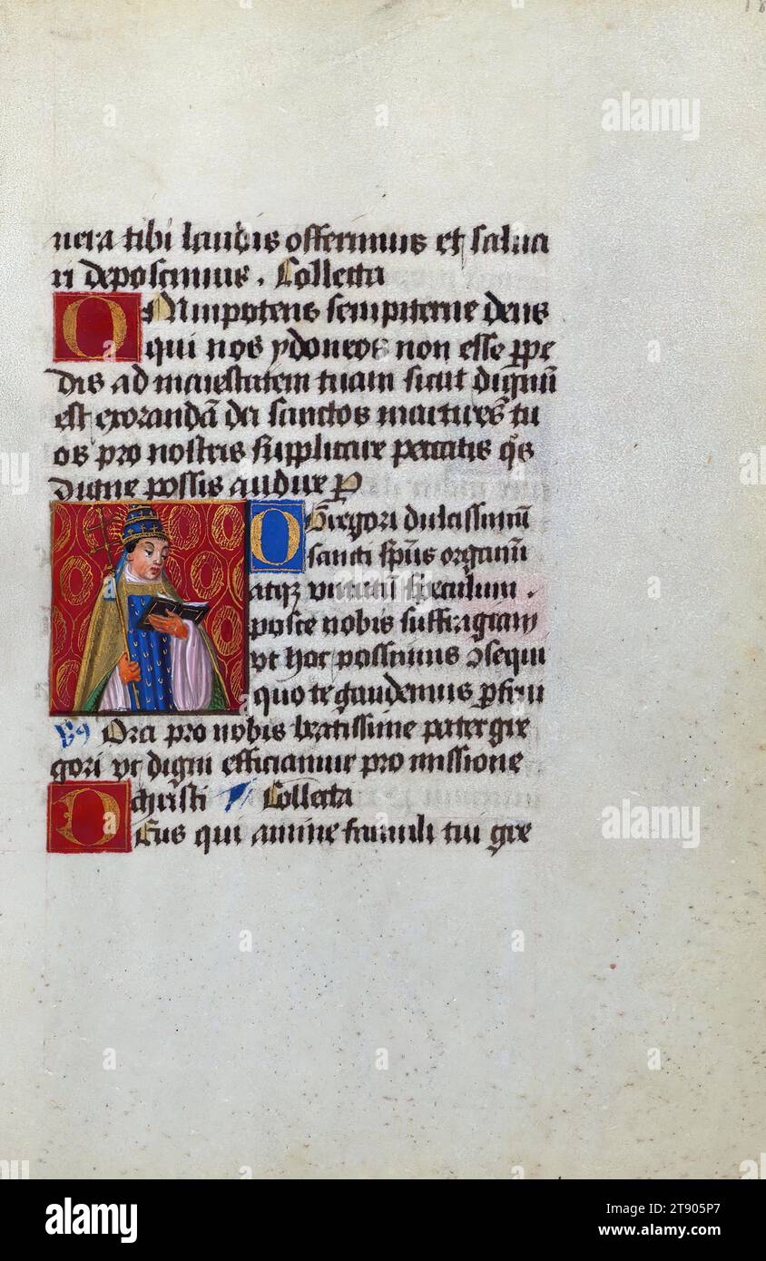 Gebetsbuch, St.. Gregor, dieses beleuchtete Gebetsbuch aus dem frühen