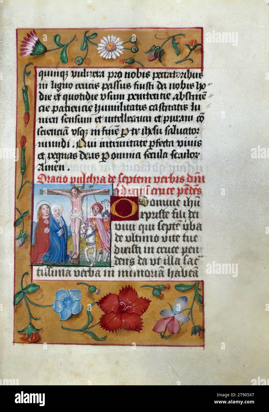 Gebetsbuch Crucifixion, dieses aus dem frühen 16. Jahrhundert