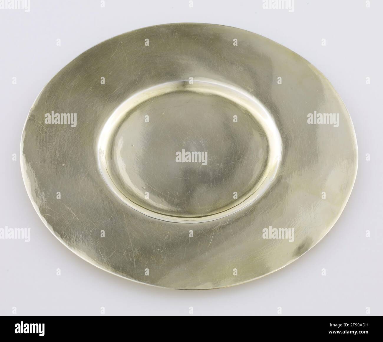 Paten, 1627, André Schiller, Deutsch, aktiv um 1600, 16 x 11 1/2 x 1/2 Zoll (0,16 x 16,35 x 16,35 cm), Silber, vergoldet, Deutschland, 17. Jahrhundert Stockfoto