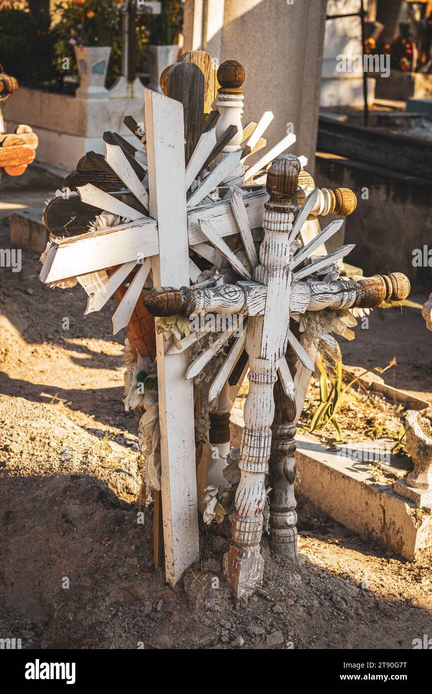 Panteón Municipal de Tehuacán Puebla, Tehuacan, Friedhof, 2022 Stockfoto