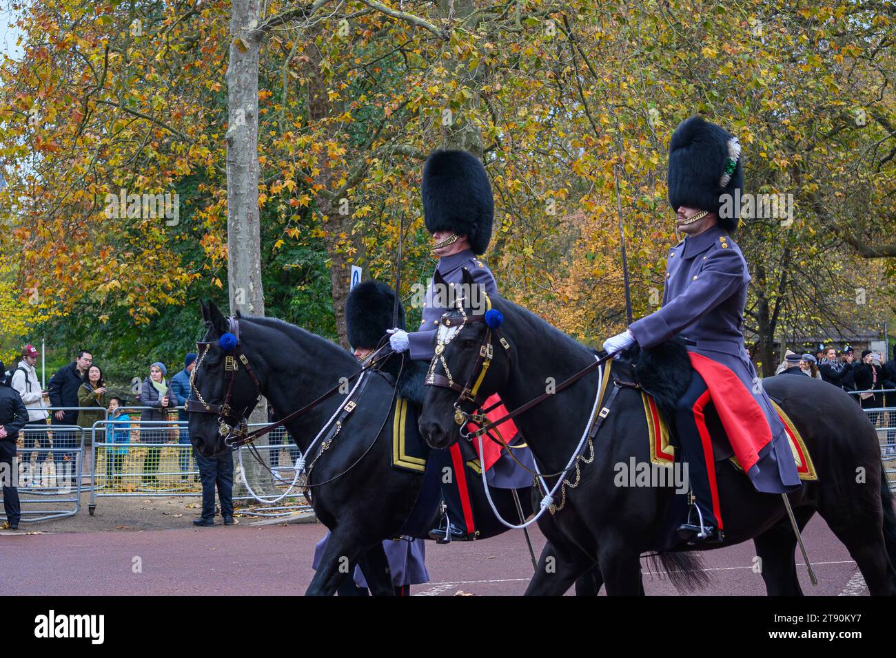 London, Großbritannien, 21. November 2023 begrüßten König und Königin den südkoreanischen Präsidenten Yoon Suk Yeol und die First Lady bei einem Staatsbesuch in London. Andrew Lalchan Photography/Alamy Live News Stockfoto London, Großbritannien, 21. November 2023 begrüßten König und Königin den südkoreanischen Präsidenten Yoon Suk Yeol und die First Lady bei einem Staatsbesuch in London. Andrew Lalchan Photography/Alamy Live News Stockfoto