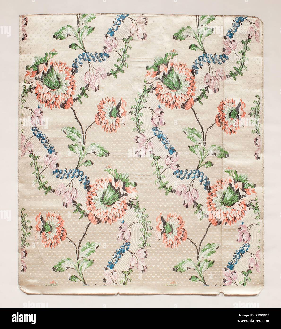 Platte 18 Jahrhundert 21 3 8 X 22 1 2 Zoll 54 28 X 57 15 Cm Seide platte-18-jahrhundert-21-3-8-x-22-1-2-zoll-54-28-x-57-15-cm-seide