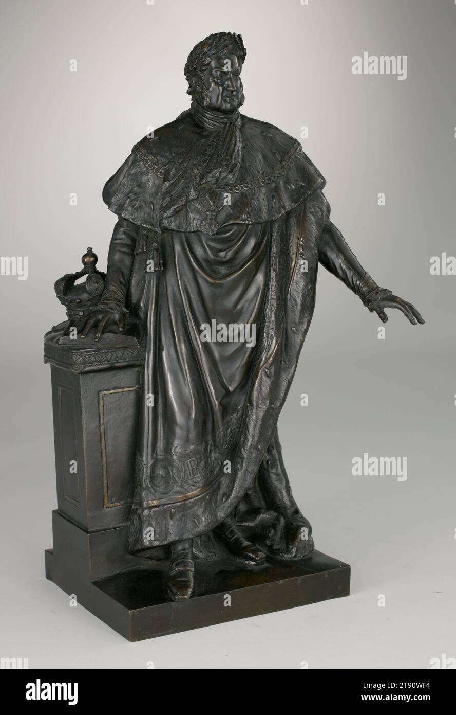 Louis Phillipe von Frankreich, 19. Jahrhundert, Jean-Francois Theodore Gechter (1796-1844), 15 3/4in. (40 cm), Bronze, Frankreich, 19. Jahrhundert Stockfoto