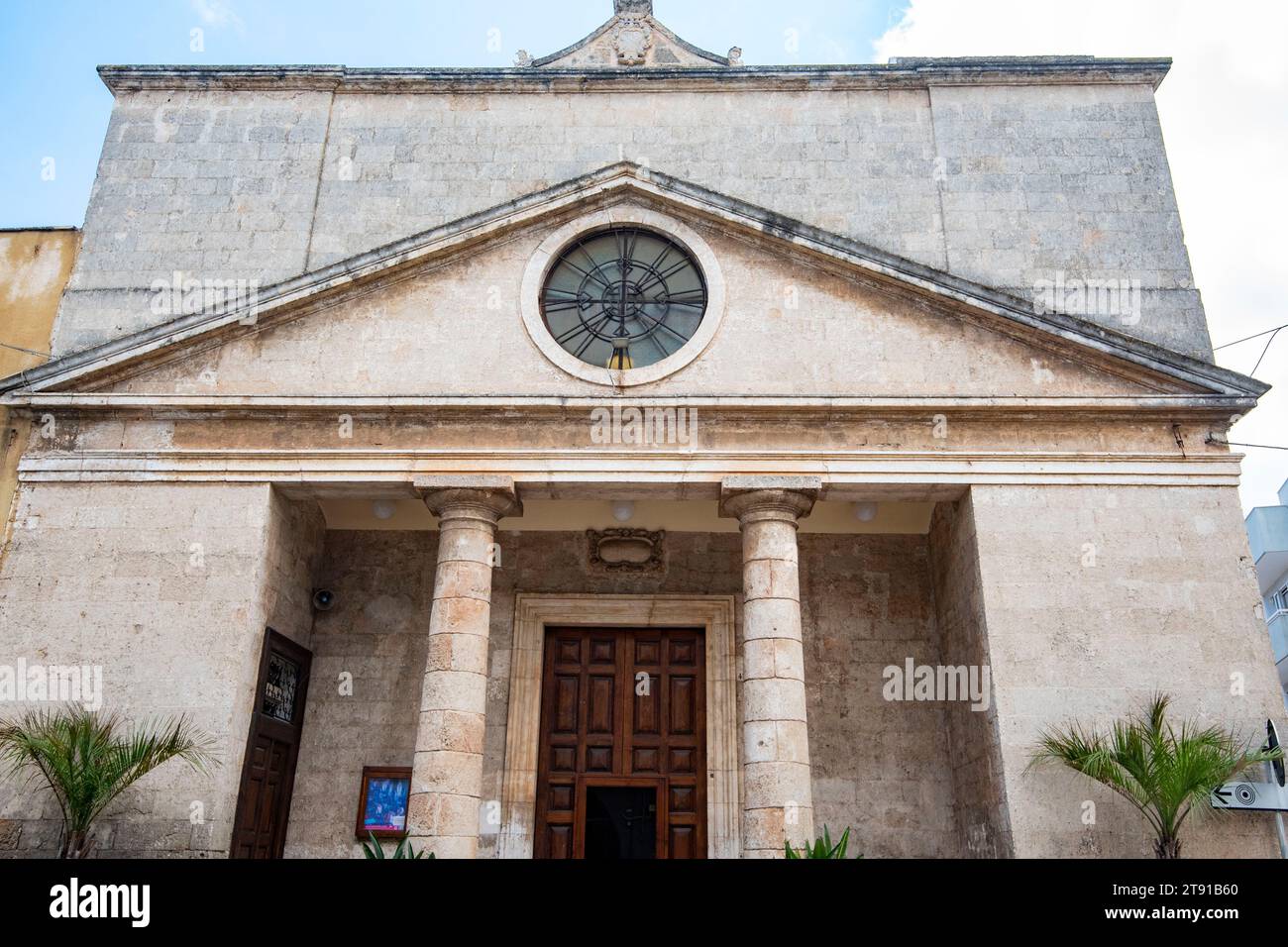 Kirche der Heiligen Cosmas und Damian - Polignano a Mare - Italien Stockfoto