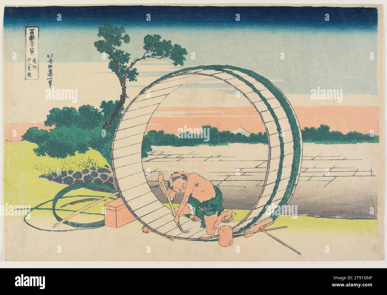 Fuji View Plain in in der Provinz Owari, 18301833, Katsushika Hokusai