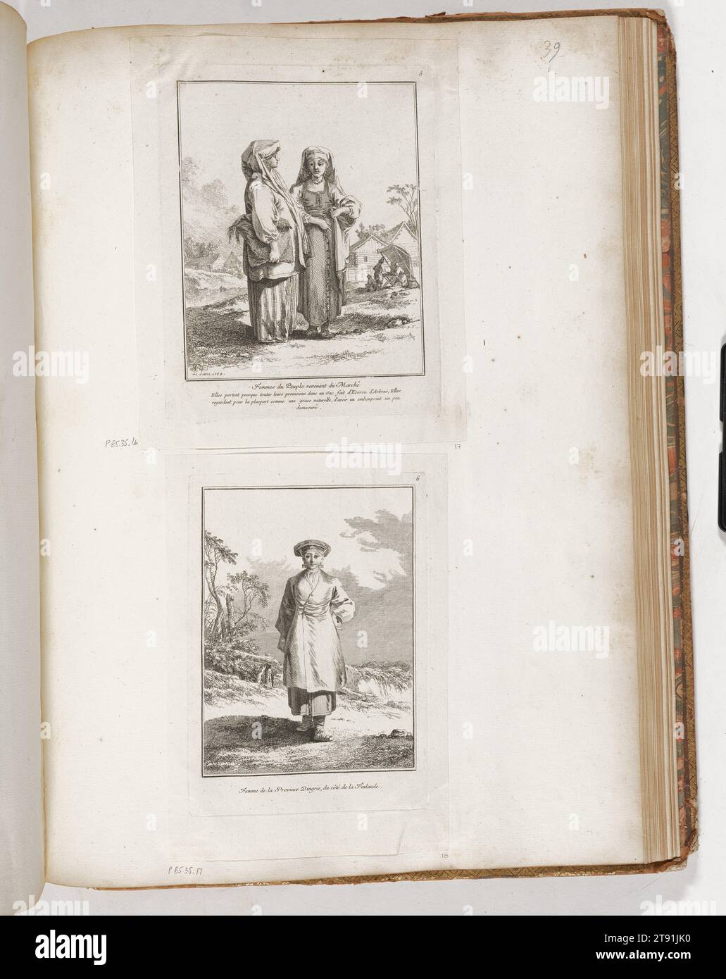 Bauernfrauen, die vom Markt zurückkommen, 1764, Jean-Baptiste Le Prince, Französisch, 1734 - 1781, 3/8 x 6 Zoll (18,73 x 15,24 cm) (Bild)8 3/4 x 6 7/8 Zoll (22,23 x 17,46 cm) (Platte)10 1/8 x 8 1/8 Zoll (25,72 x 20,64 cm) (Blatt), Ätzen, Frankreich, 18. Jahrhundert Stockfoto