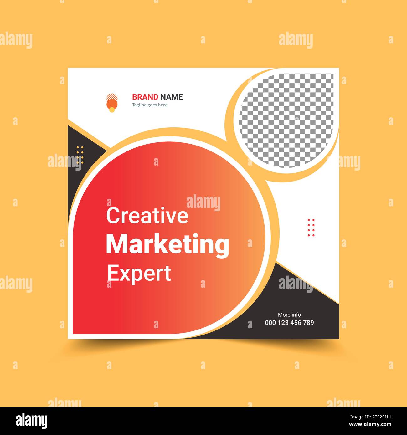 Corporate Business Digital Marketing Social-Media-Werbespots, Banner und Postervorlagen. Stock Vektor