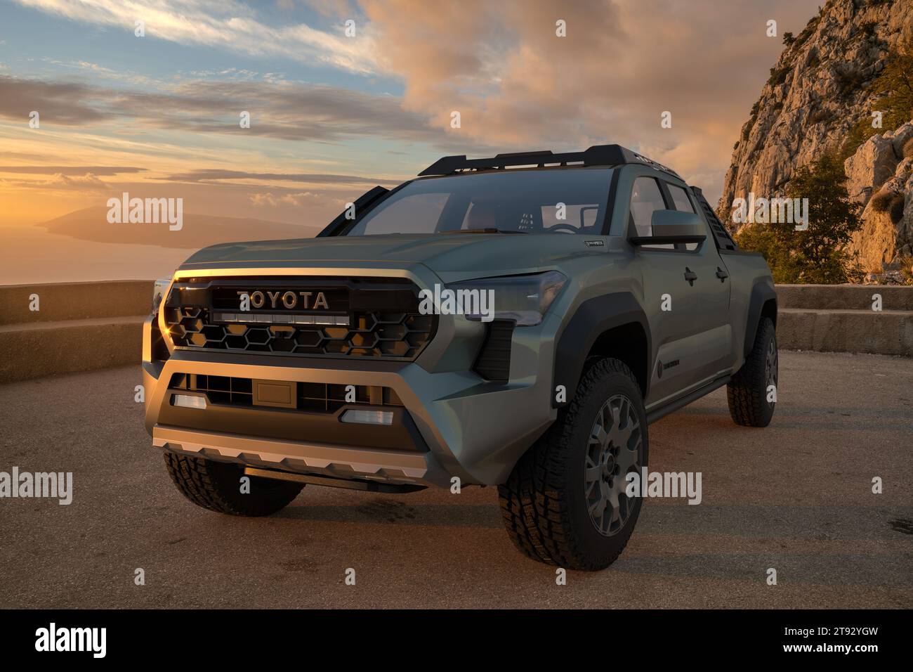 Toyota Tacoma Trailhunter Stockfoto
