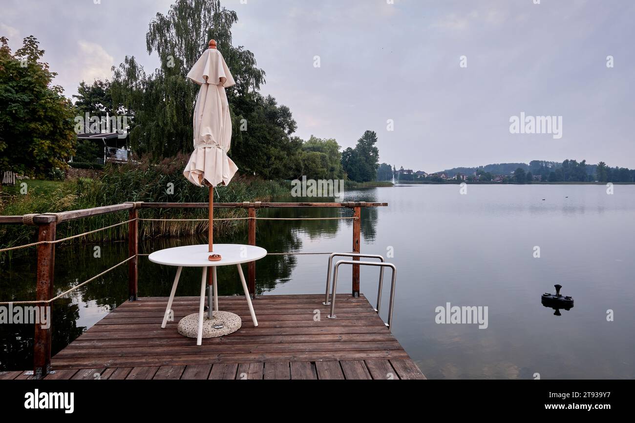 Galves See, Trakai, Litjuania Stockfoto