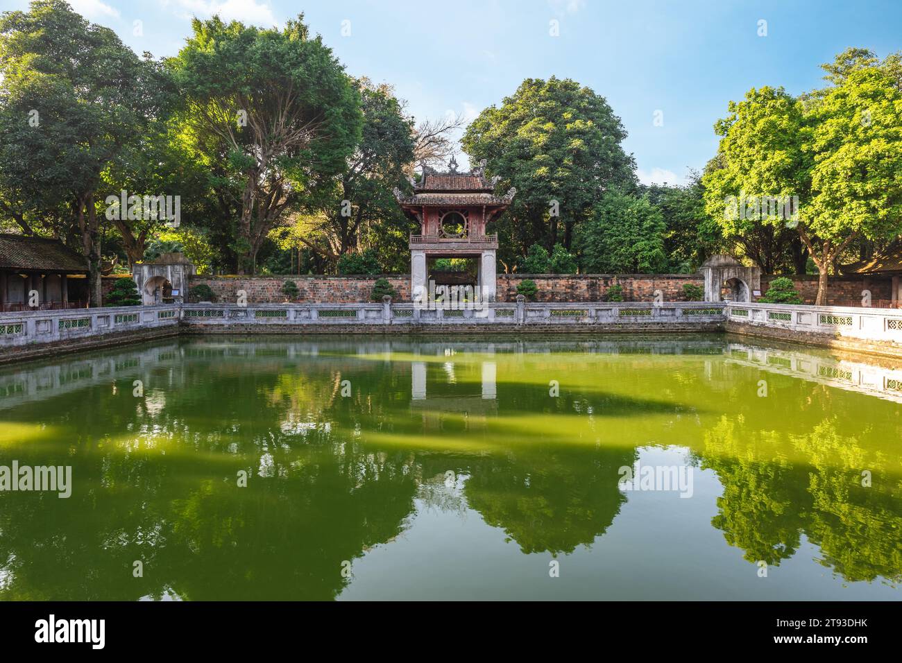 Khue Van Pavillon im Tempel der Literatur, auch bekannt als Van Mieu, in Hanoi, Vietnam Stockfoto