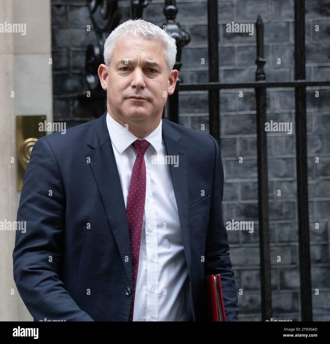 London, Großbritannien. November 2023. Steve Barclay, Umweltminister, Downing Street London. Quelle: Ian Davidson/Alamy Live News Stockfoto