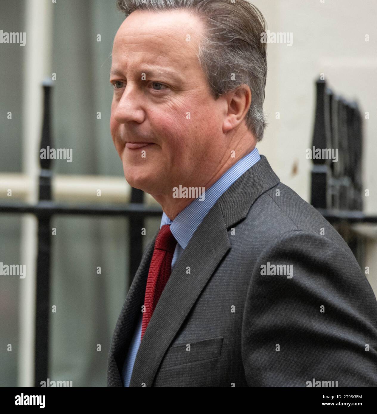 London, Großbritannien. November 2023. David Cameron, Außenminister, bei einer Kabinettssitzung in der Downing Street 10 London. Quelle: Ian Davidson/Alamy Live News Stockfoto