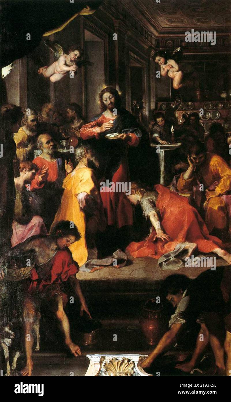 Die Eucharistiefeier 1608 von Federico Fiori Barocci Stockfoto Die Eucharistiefeier 1608 von Federico Fiori Barocci Stockfoto