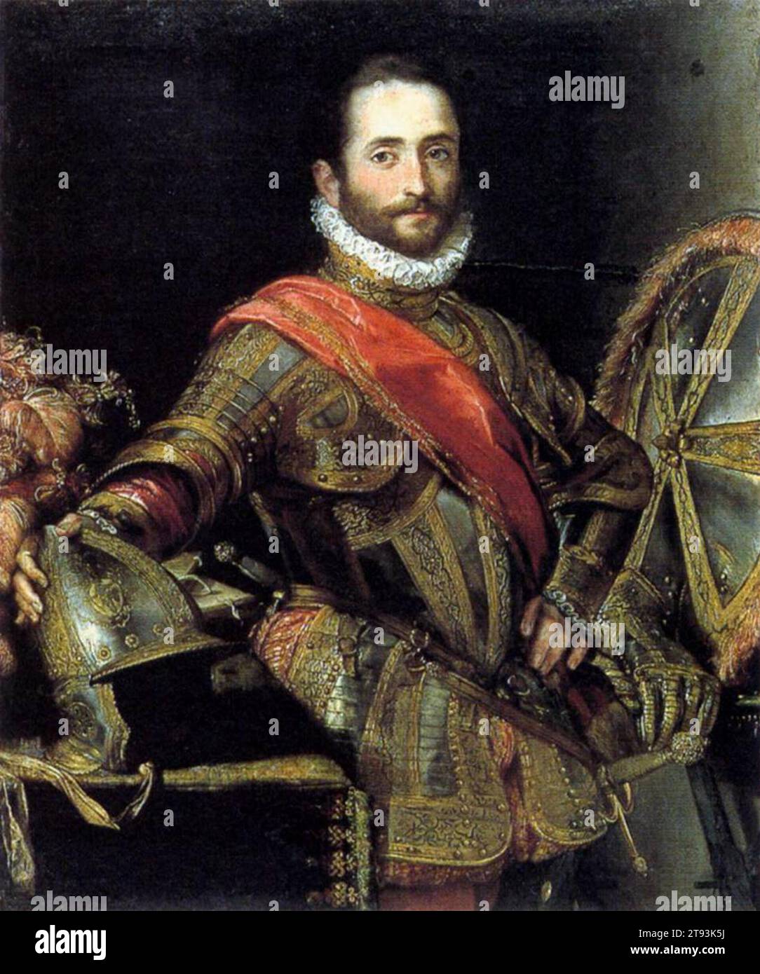 Francesco II della Rovere 1572 von Federico Fiori Barocci Stockfoto Francesco II della Rovere 1572 von Federico Fiori Barocci Stockfoto