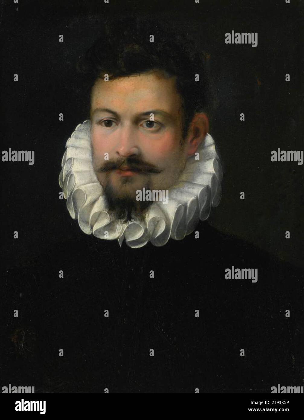Porträt eines Gentleman - von Federico Fiori Barocci Stockfoto Porträt eines Gentleman - von Federico Fiori Barocci Stockfoto