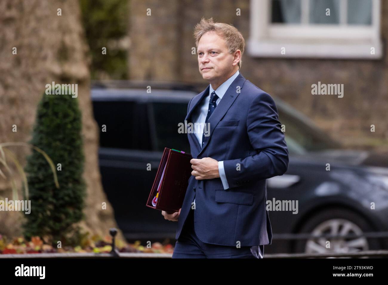 Downing Street, London, Großbritannien. November 2023. Grant Shapps Abgeordneter, Minister für Verteidigung, nimmt an der wöchentlichen Kabinettssitzung in der Downing Street 10 Teil. Foto: Amanda Rose/Alamy Live News Stockfoto