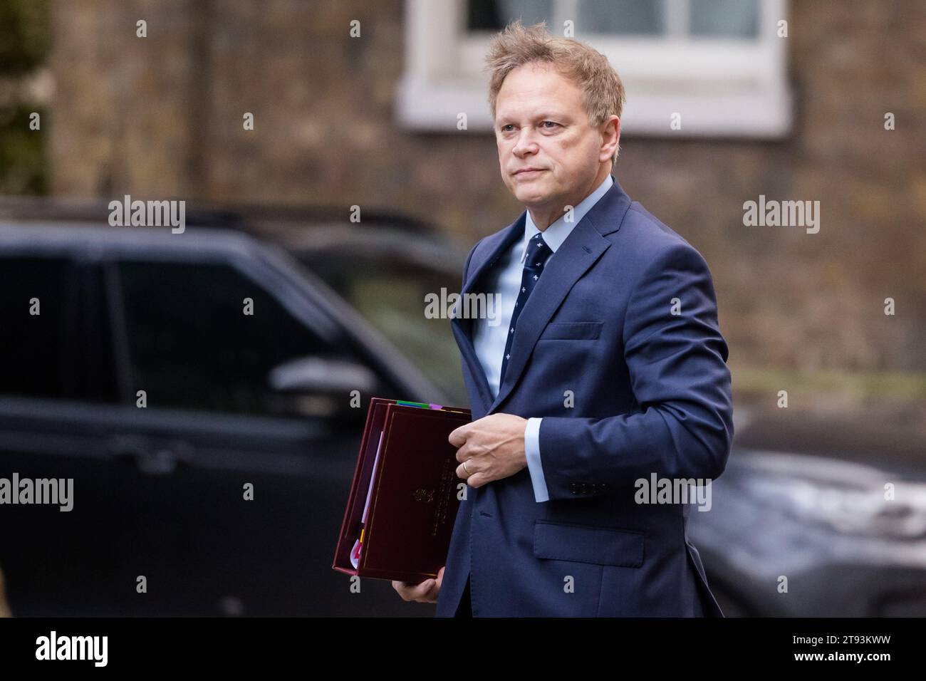 Downing Street, London, Großbritannien. November 2023. Grant Shapps Abgeordneter, Minister für Verteidigung, nimmt an der wöchentlichen Kabinettssitzung in der Downing Street 10 Teil. Foto: Amanda Rose/Alamy Live News Stockfoto