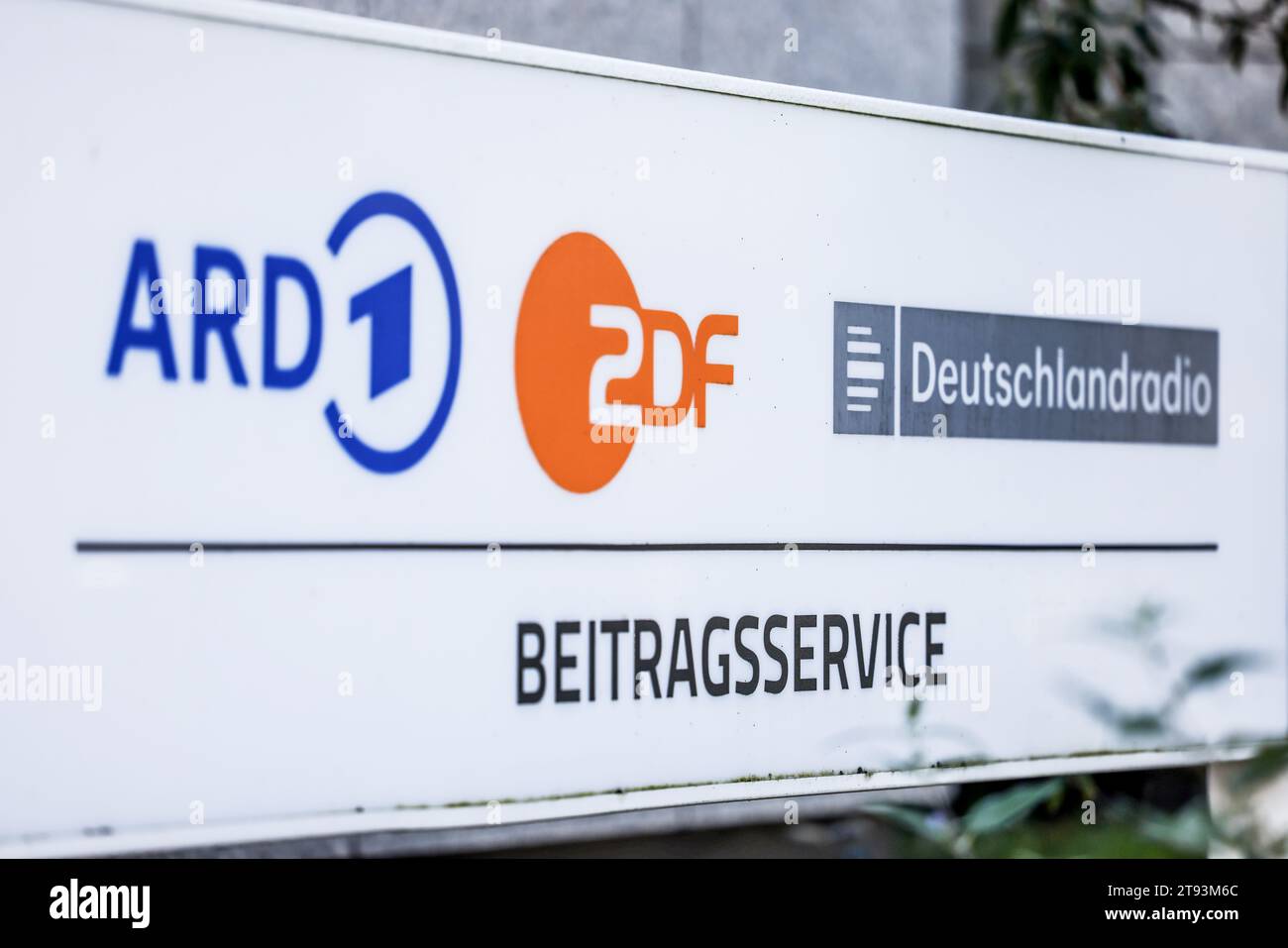 Köln, Deutschland. November 2023. ARD, ZDF und Deutschlandradio