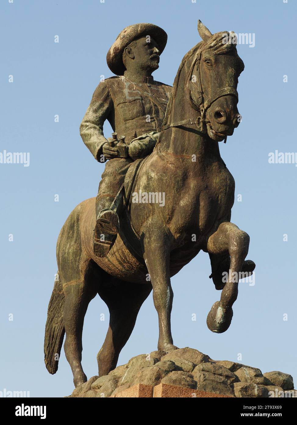 Statue des Generals und Staatsmannes Louis Botha, Pretoria, Gauteng, Südafrika Stockfoto