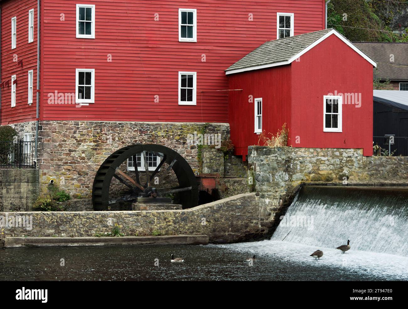 Red Mill Museum Village. Stockfoto