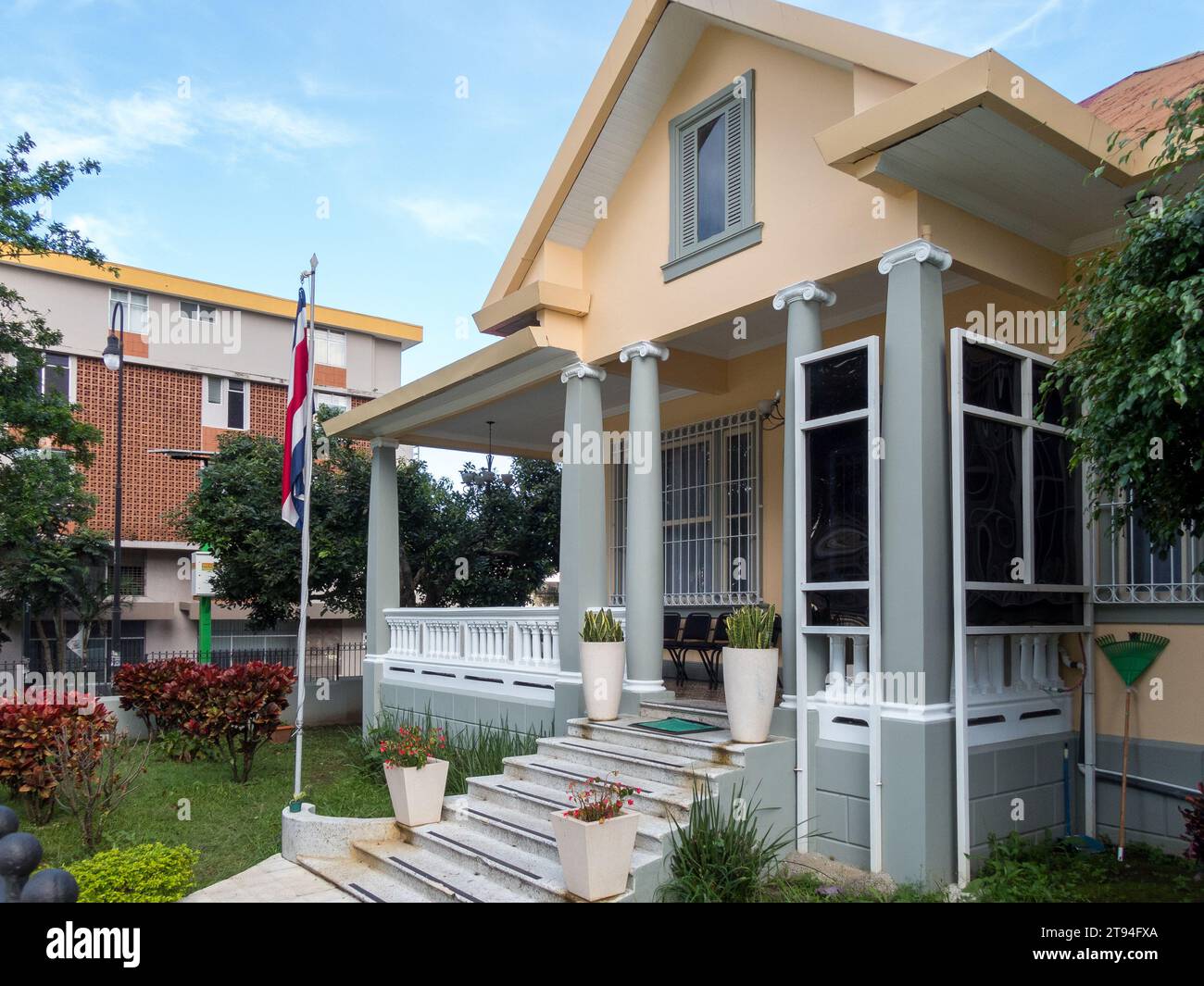 Regierungsgebäude in einem zentralen Viertel der Stadt San Jose, Hauptstadt von Costa Rica Stockfoto