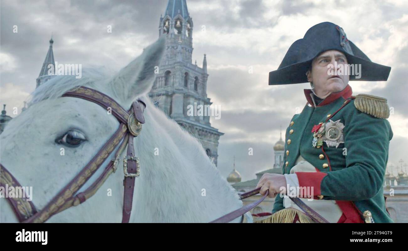 NAPOLEON 2024 Columbia Pictures/Apple TV+ Film mit Joaquin Phoenix Stockfoto