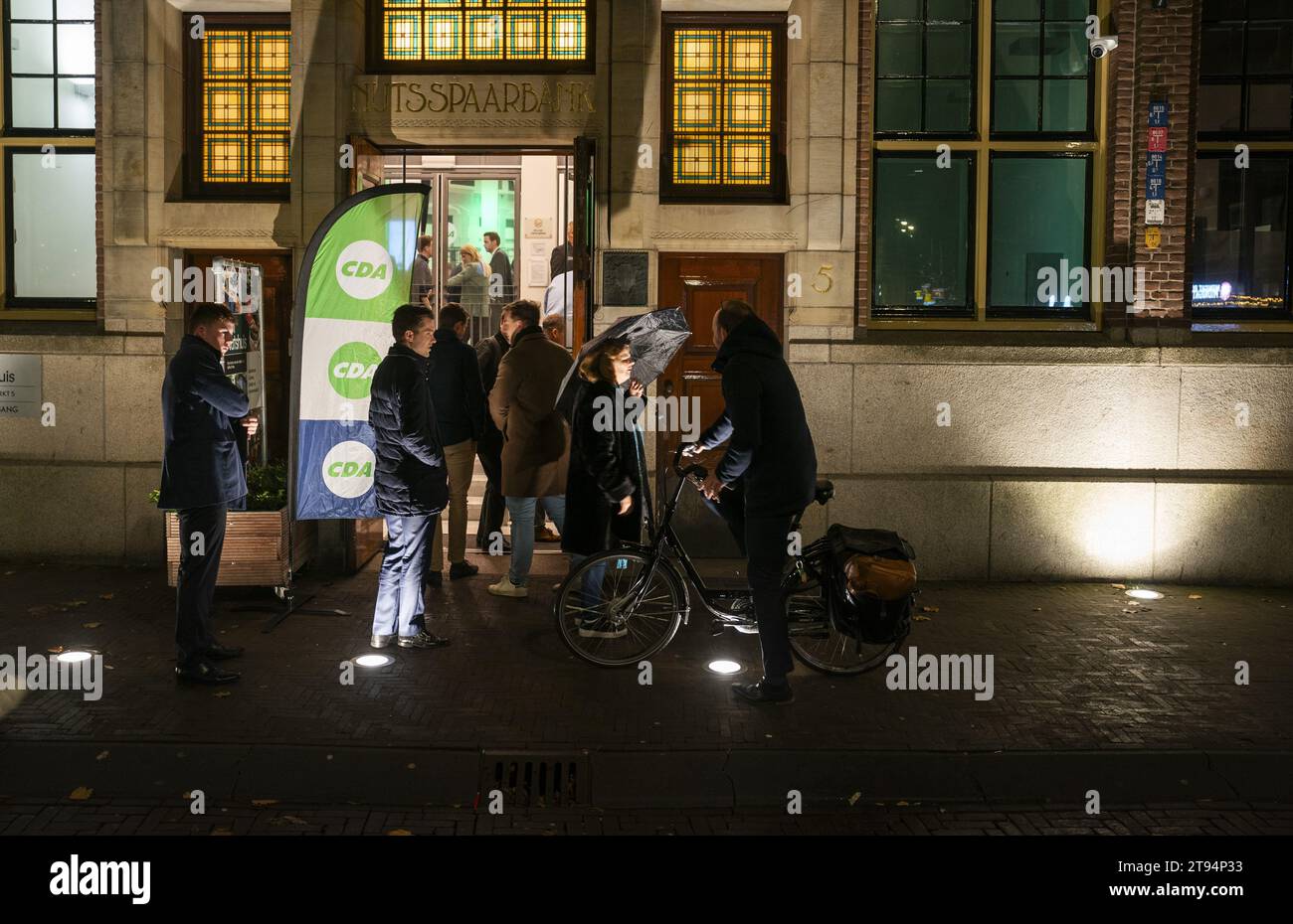 DEN HAAG - die Ergebnisse der CDA für die Wahlen zum Repräsentantenhaus. ANP JEROEN JUMELET niederlande Out - belgien Out Stockfoto