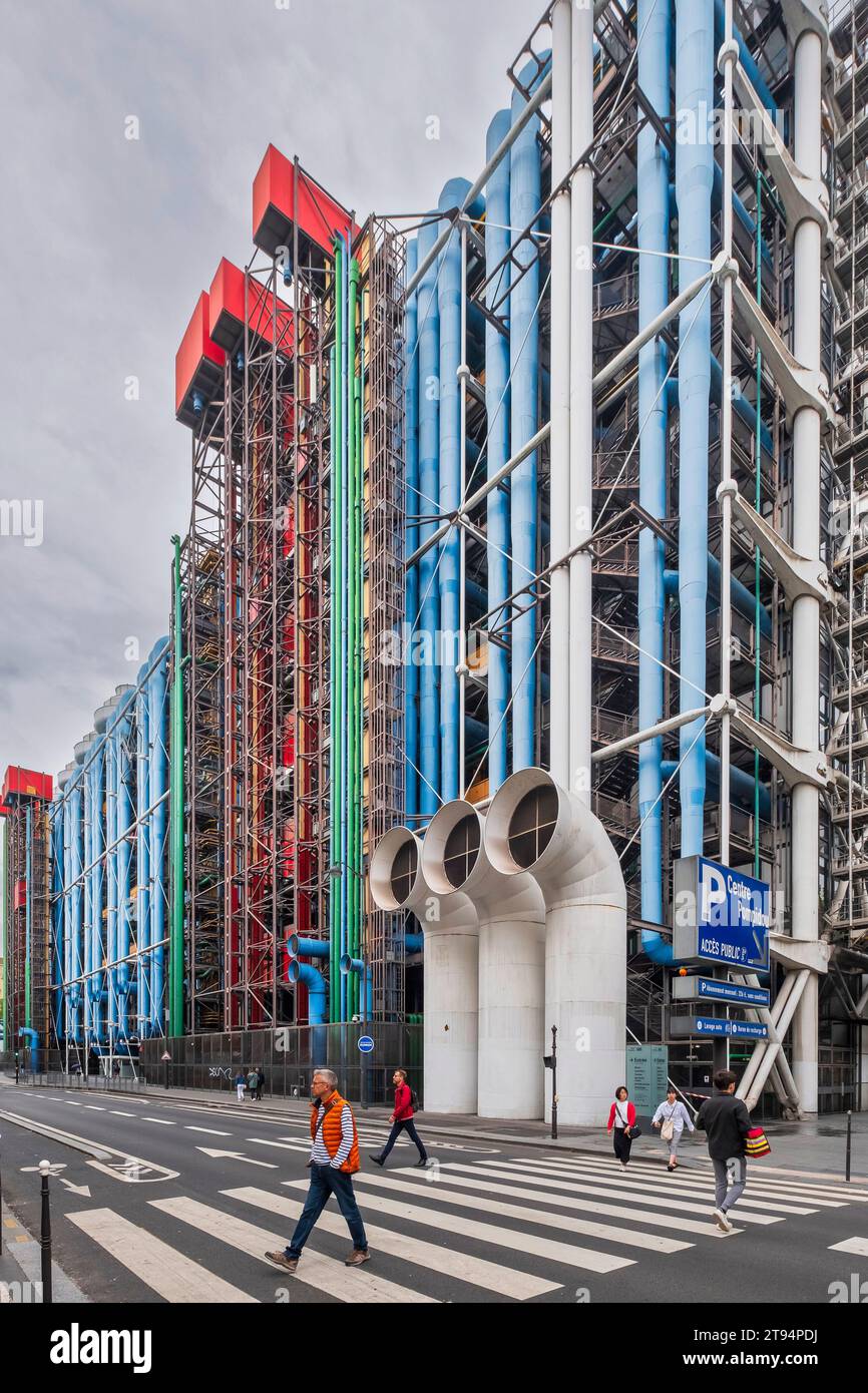 Centre Pompidou, Stockfoto