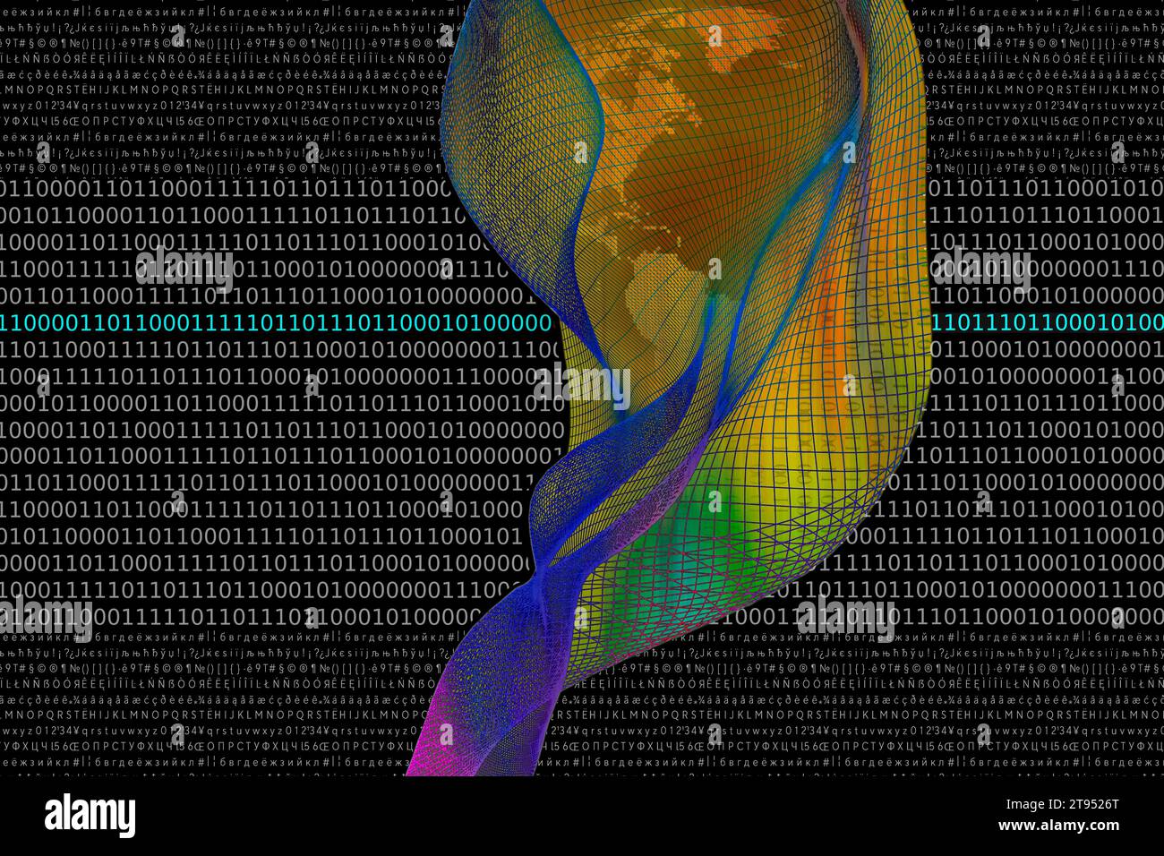 IT-TECHNISCHES KONZEPT: Das World Wide Web (www) funktioniert gut, Sie sind zufrieden! Stockfoto