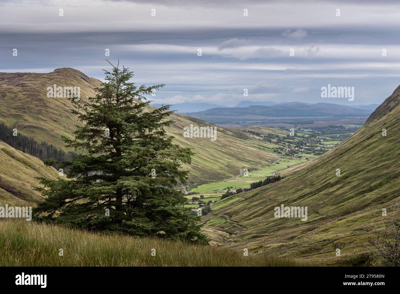 Glengesh Pass, Donegal, Irland, Europa Stockfoto