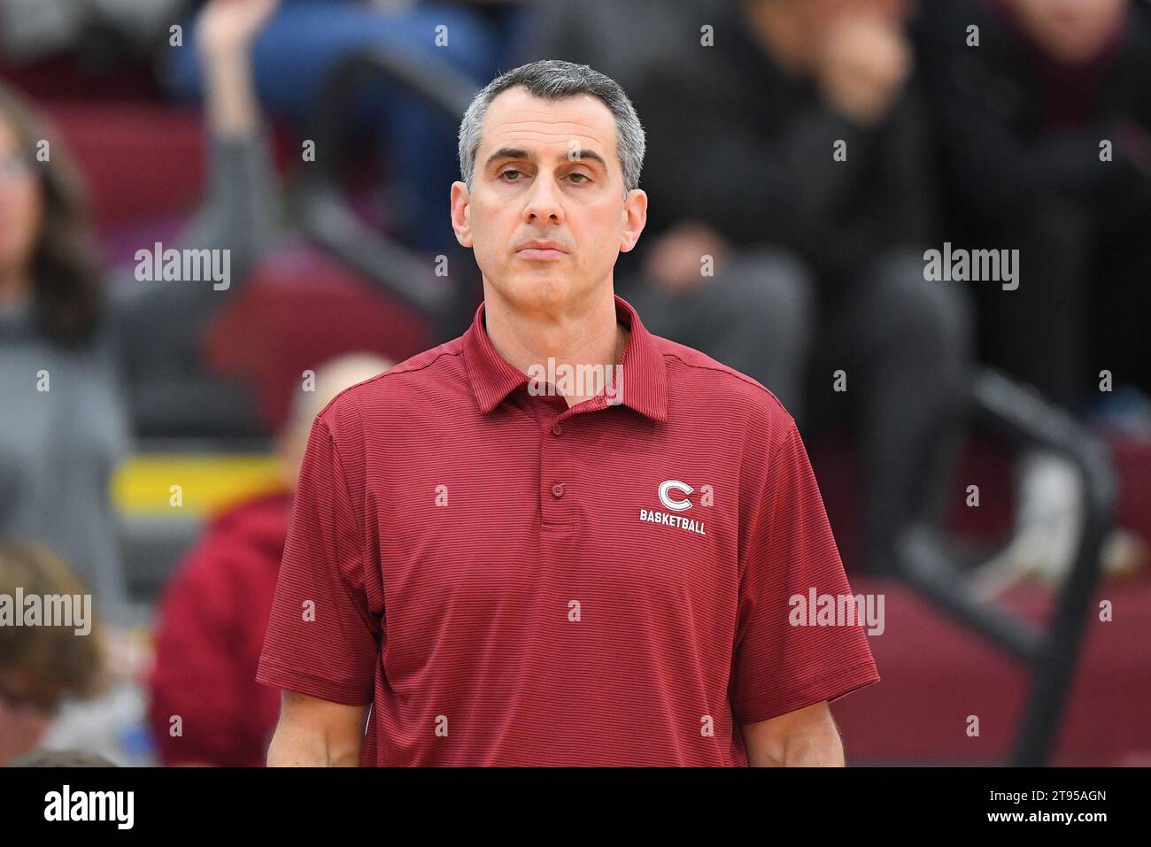 Matthew Colgate 22. November 2023: Colgate Raiders Head Coach Matt Langel spielt in der ...