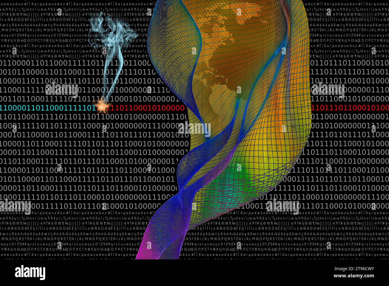 IT-TECHNISCHES KONZEPT: Das World Wide Web (www) funktioniert nicht. Fehler 500 zeigt ein ernsthaftes Problem im Internet an - Sie sind nicht zufrieden! Stockfoto