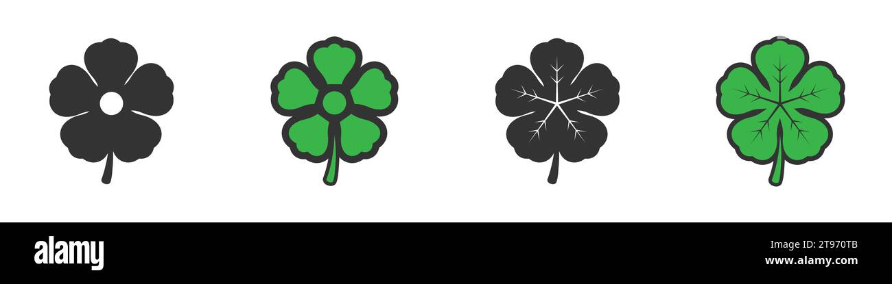 Shamrock-Symbol. Vektorabbildung Stock Vektor