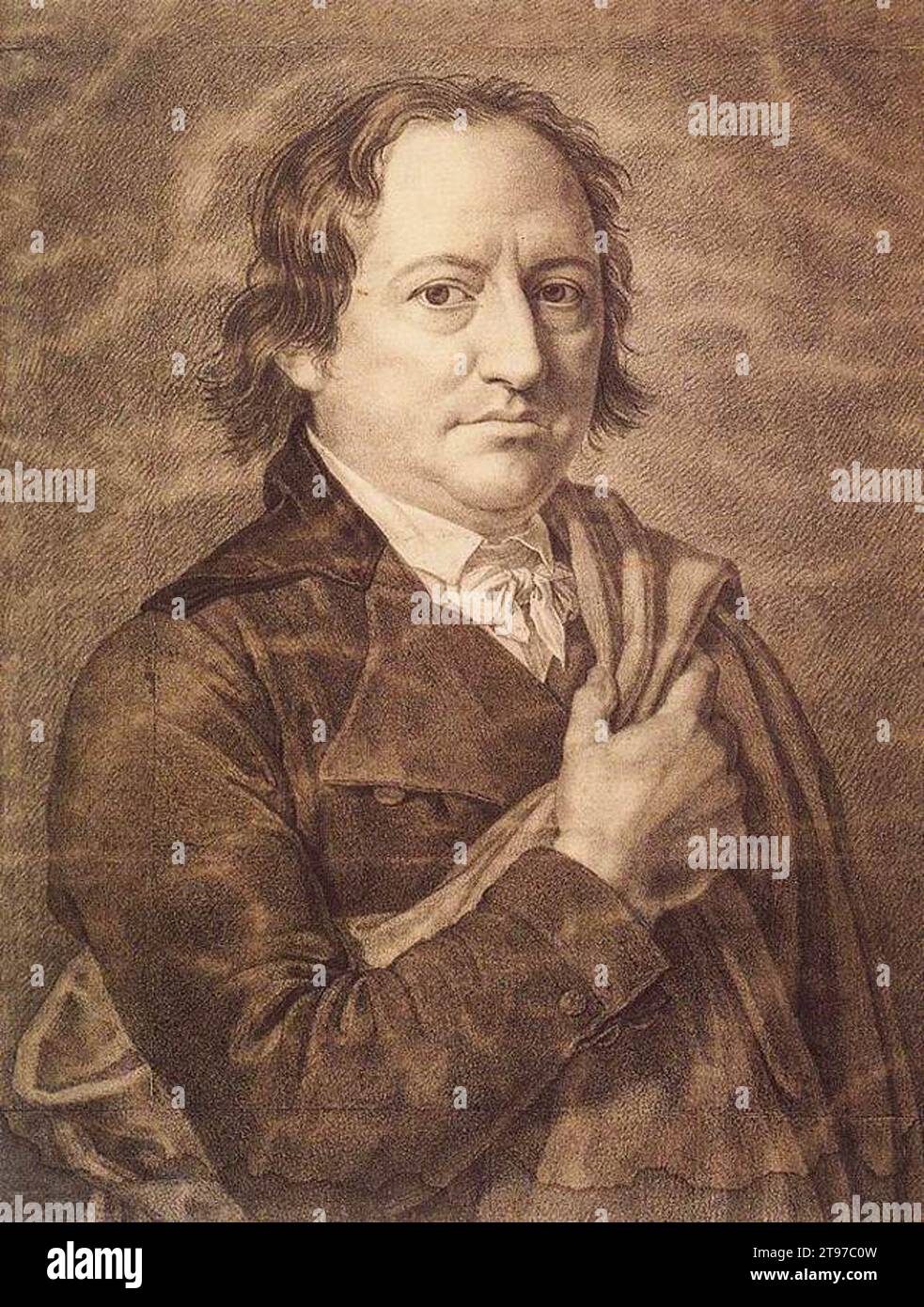 Johann Wolfgang von Goethe 1800 von Friedrich Bury Stockfoto