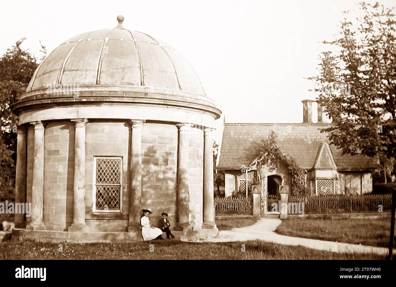 Tewit nun, Harrogate, viktorianische Zeit Stockfoto