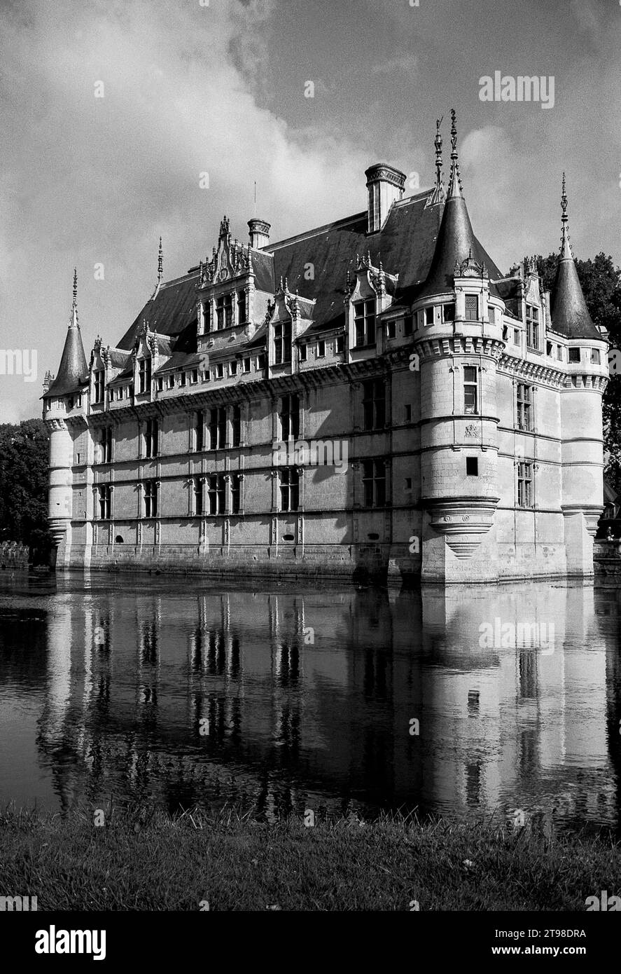 Frankreich, Loire: Das Schloss Azay le Rideau Stockfoto