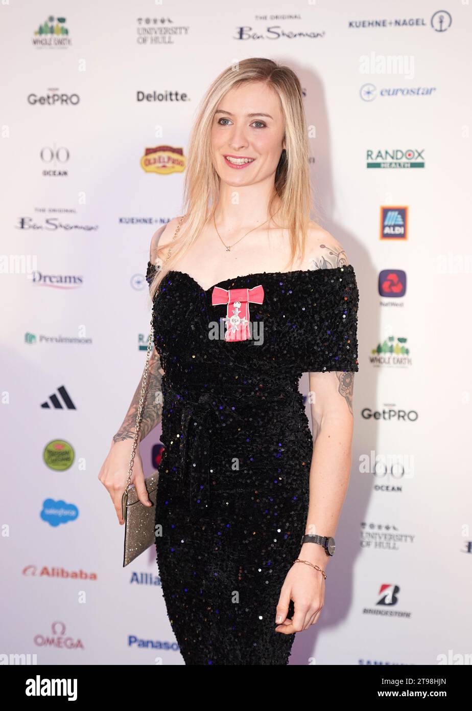 Charlotte Worthington kommt für den Team GB Ball 2023 im Savoy London
