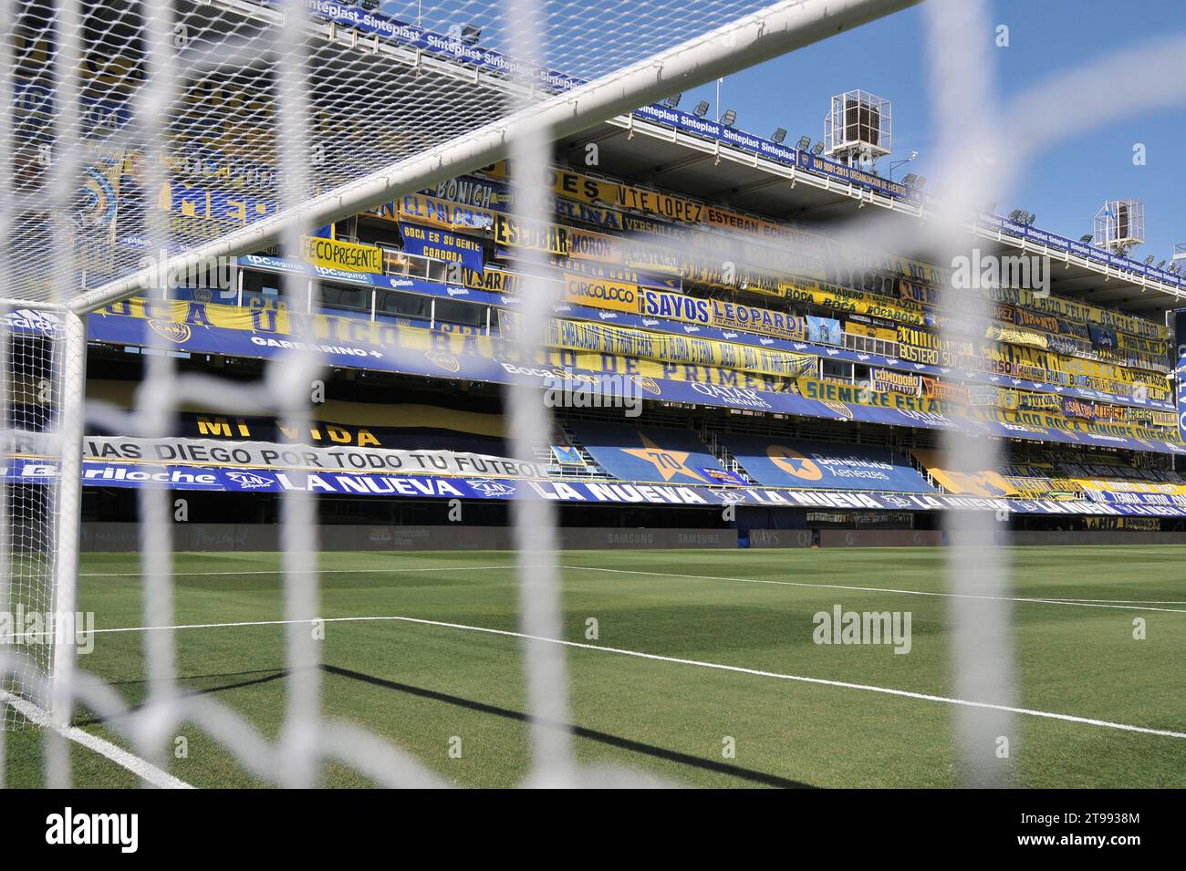 14-03-21 La Bombonera Estadio Alberto J. Armando La Boca Buenos Aires Argentinien Stockfoto