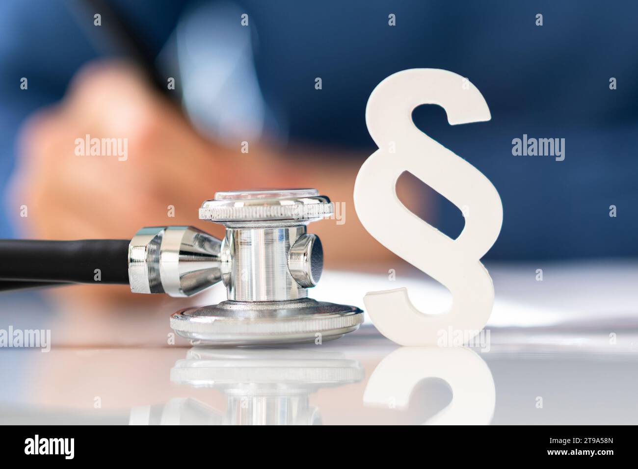 Medizinische Ordnung: Arztgesetz über symbolische Medizin Stockfoto