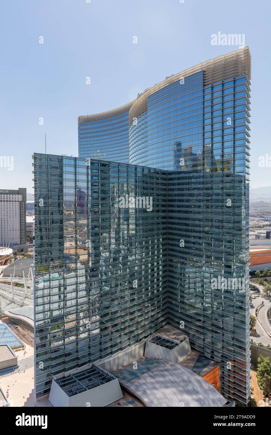 Aria Hotel and Resort Las Vegas, Nevada Stockfoto