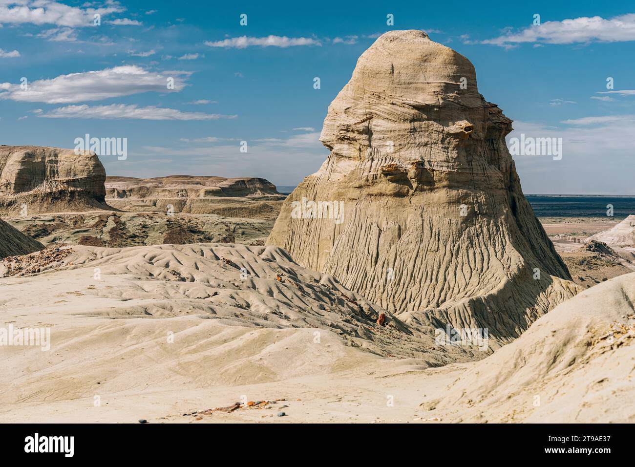 Versteinerter Wald Sarmiento, Provinz Chubut, Argentinien Stockfoto