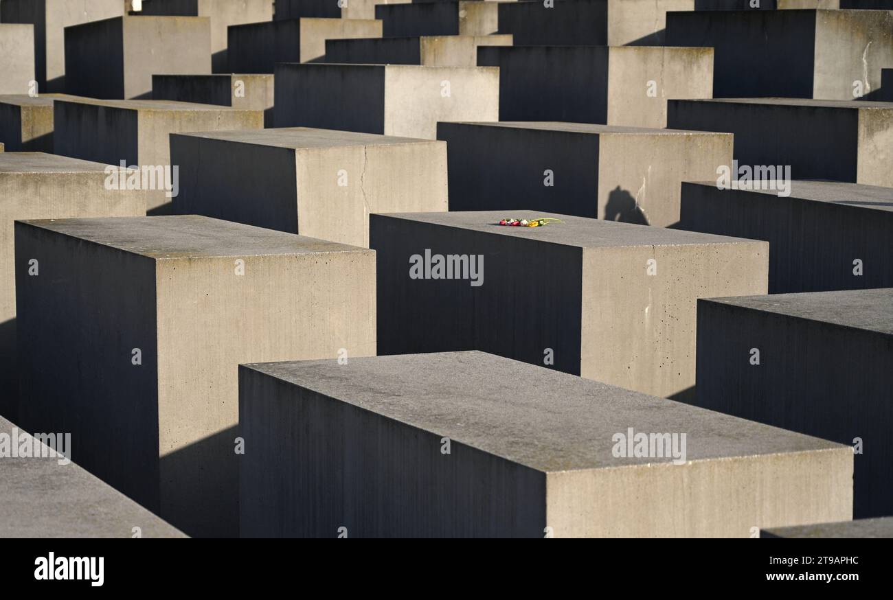 Berlin - 31. Oktober 2022: Gedenkstätte für die ermordeten Juden Europas. Stockfoto