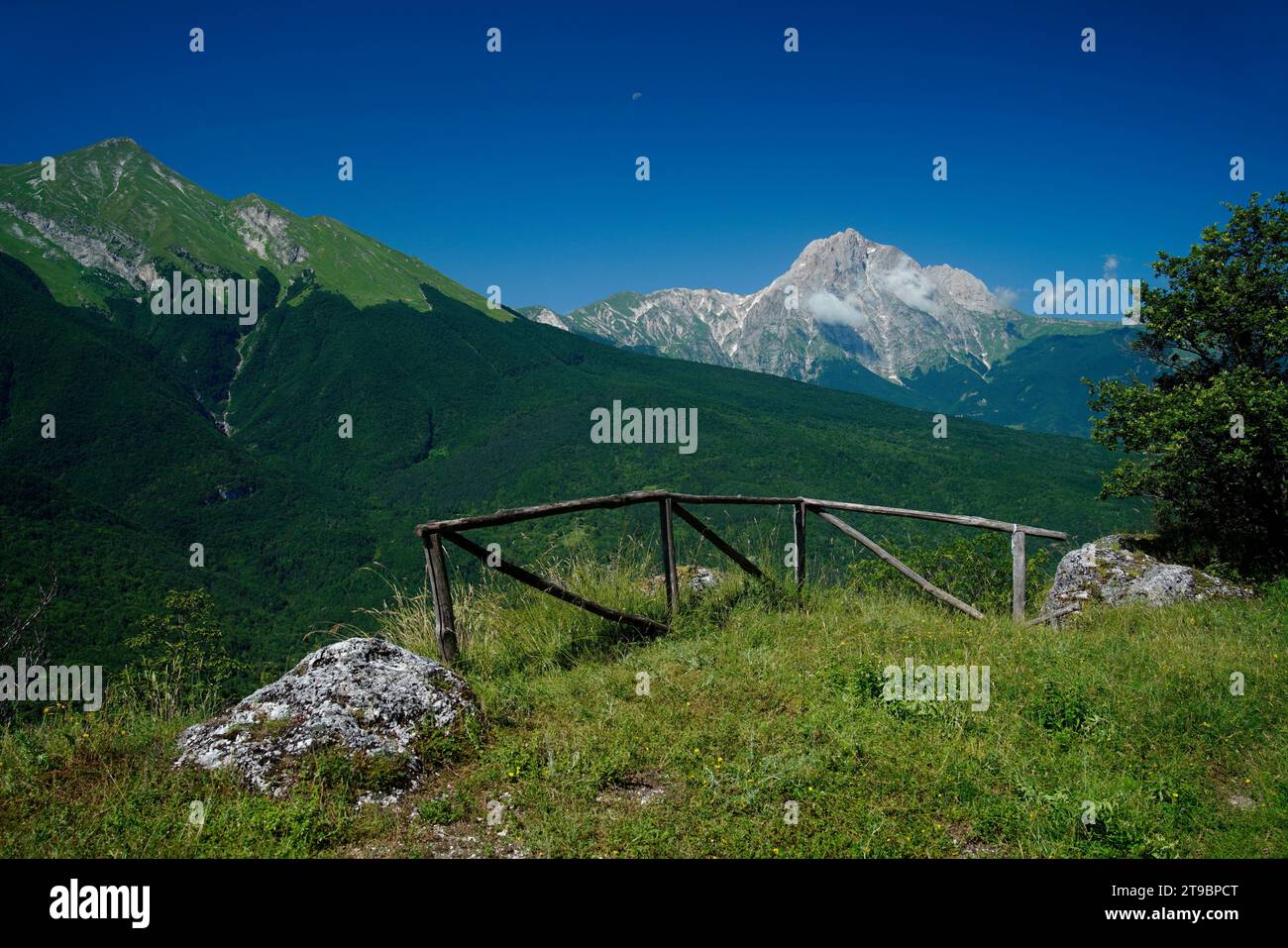 Gran Sasso und Monti della Laga Nationalpark, Region Abruzzen, Italien Stockfoto