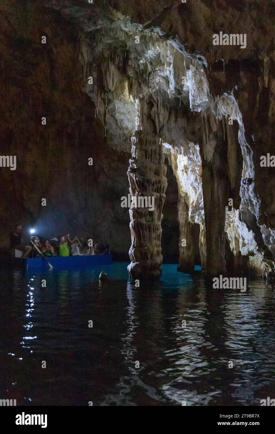 Smaragdhöhle, Amalfiküste, Italien Stockfoto