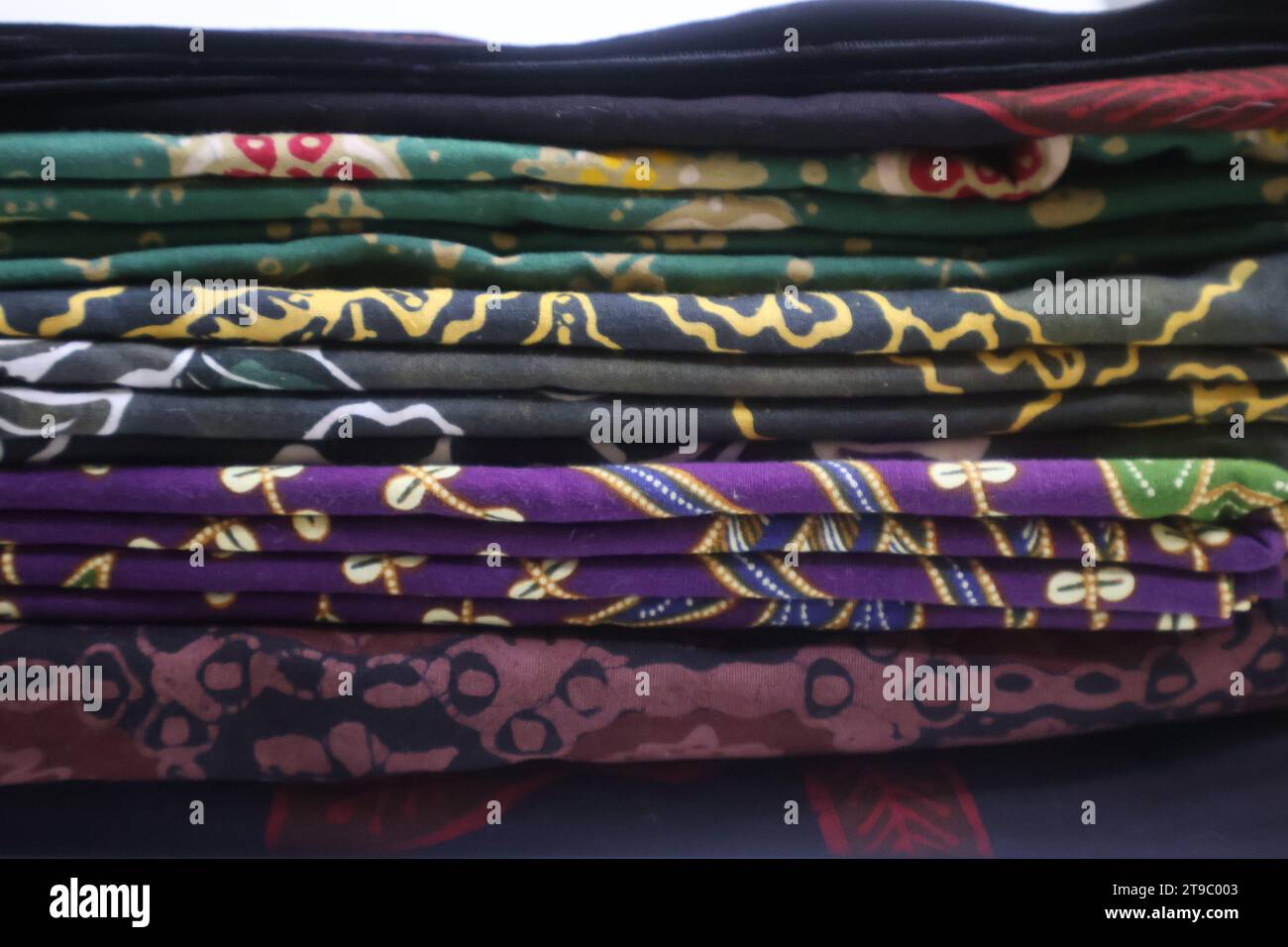 jambi Batik ist indonesisches Erbe Stockfoto