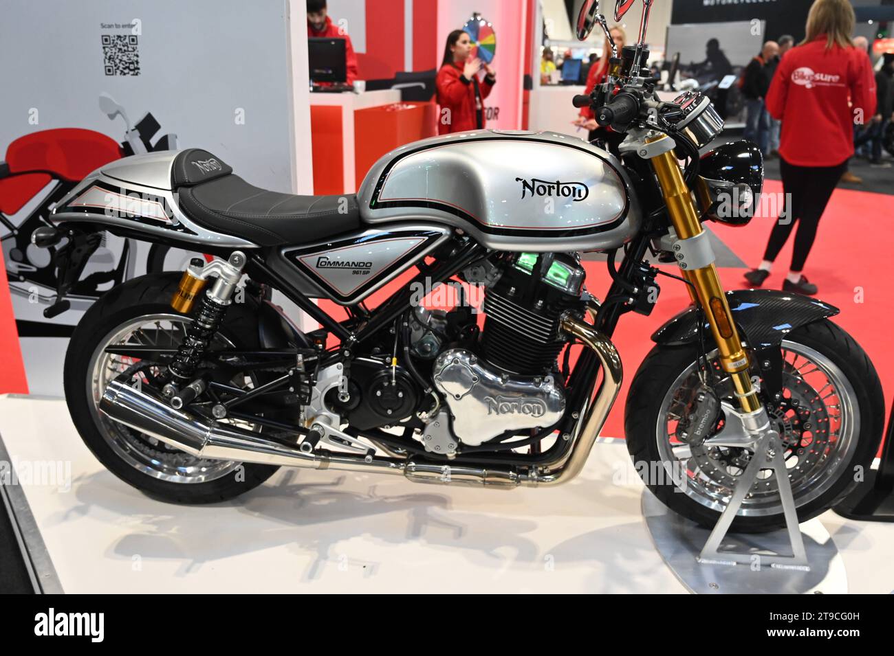 Norton Commando Motorrad Stockfoto